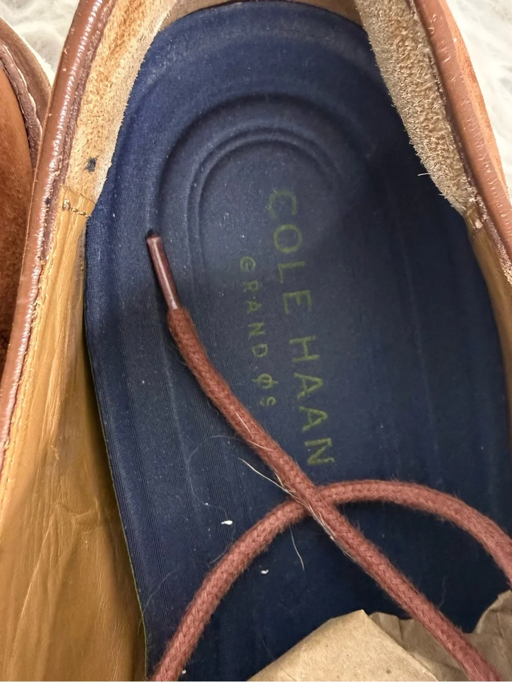Cole Haan Grand.os Suede Oxford Sneakers Brown Men’s Size 11